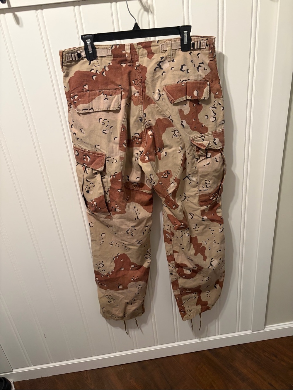 VTG 90s US Military 6-Color Desert Camo Cargo Pants Chocolate Chip Combat